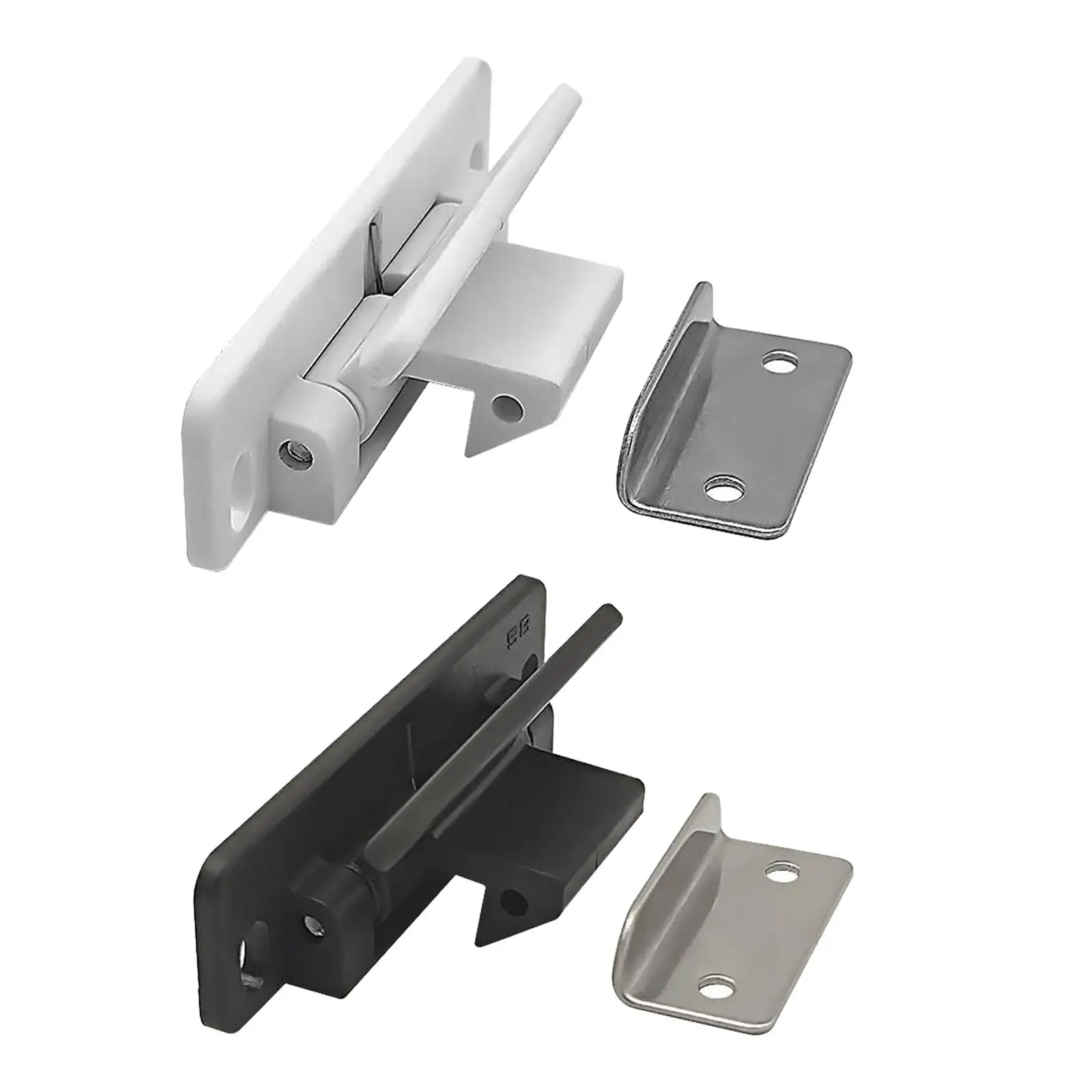 RV Cabinet Latches Hardware Modification Lock Furniture Drawer Retainer Catch for Home Camper Bathroom Kitchen Office