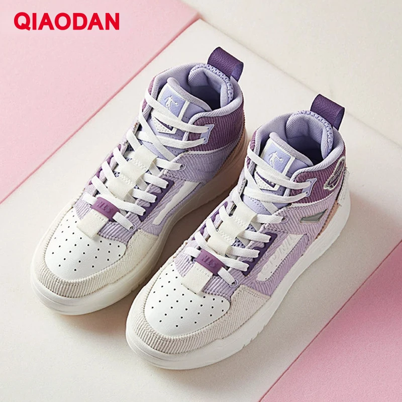 

QIAODAN Sneakers Women 2024 New Hard-Wearing Comfortable Casual Anti-slip High Quality Breathable Skateboarding Shoes XM46210528