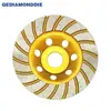 Stone Diamond Grinding Disc Diamond Cup Grinding Wheel Double Row Angle Grinder Disc for Concrete
