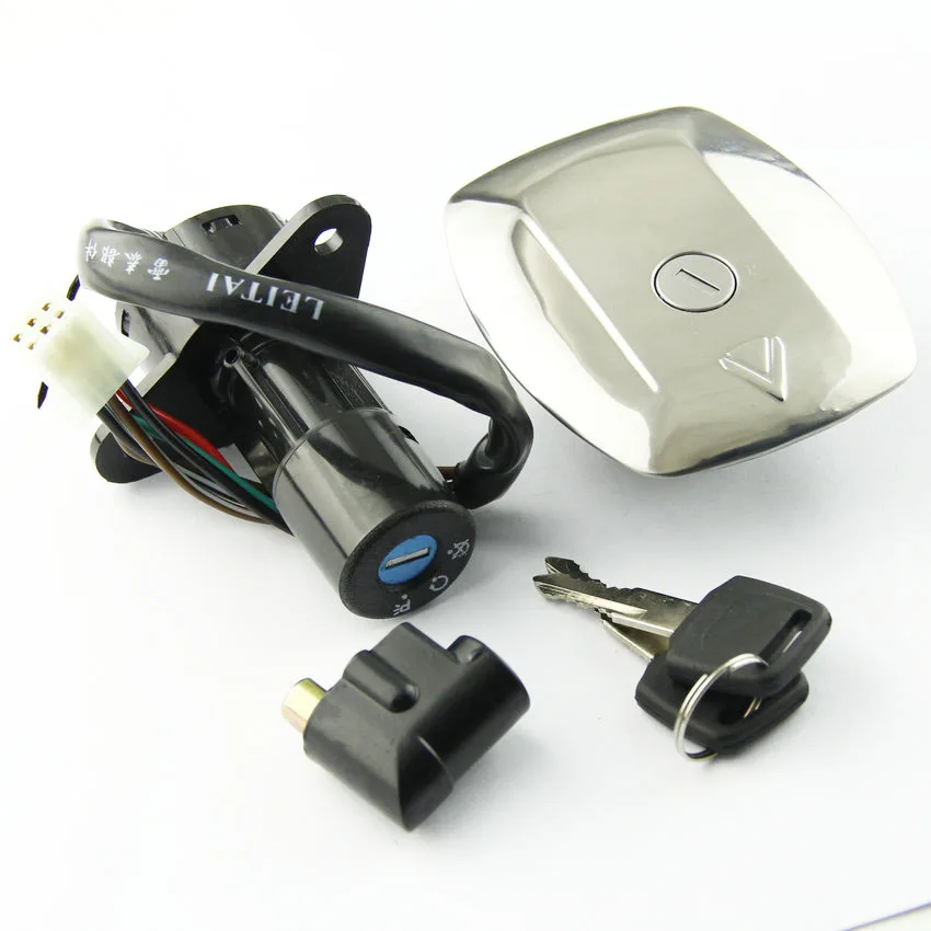 Motorrad-Zündschloss- und Tankdeckel-Set für Suzuki GS125 1982-2000 – Detail 2