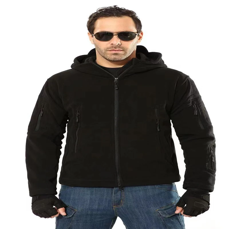Men Winter Thermal Fleece Us Military Tactical Jacket Outdoors Sports