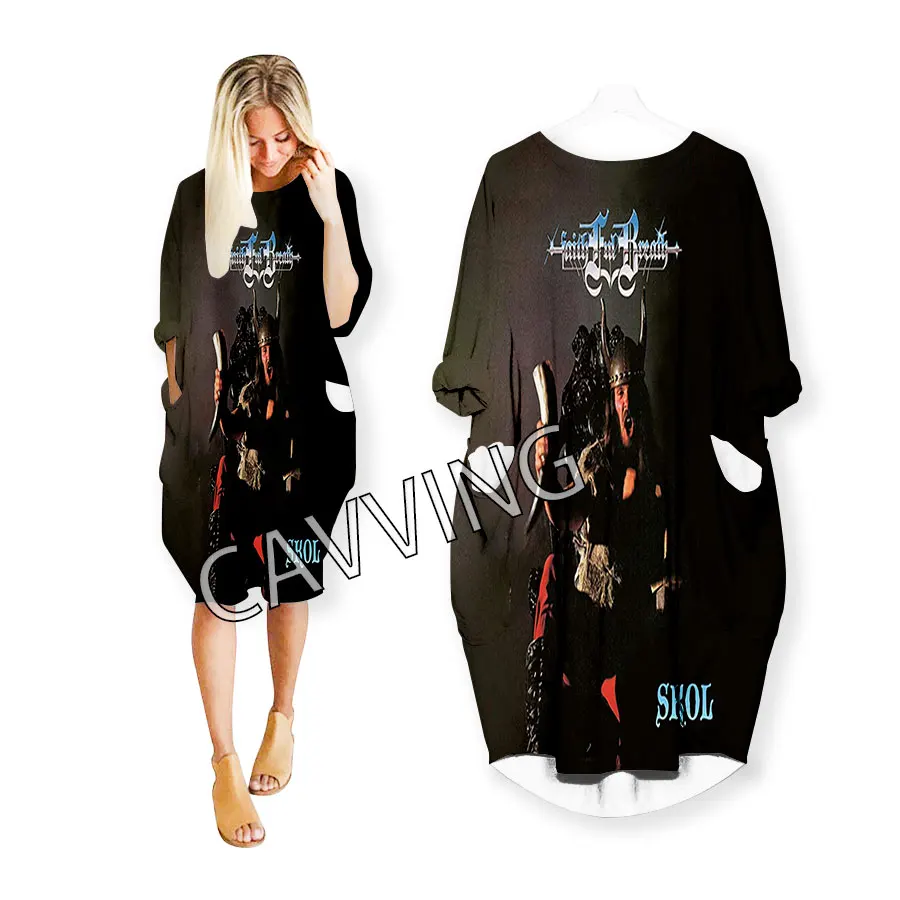 

CAVVING 3D Print FAITHFUL BREATH Fashion Funny Shirts Suit Harajuku Top Women US Sizes Women's Skirt Long-sleeved Dress