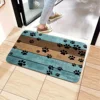 Dog Paw Prints Doormat Non-lip Dog Door Mat for Muddy Paws Entrance Door Rug Water Absorbent Quick Drying Dog Sleeping Blanket 6