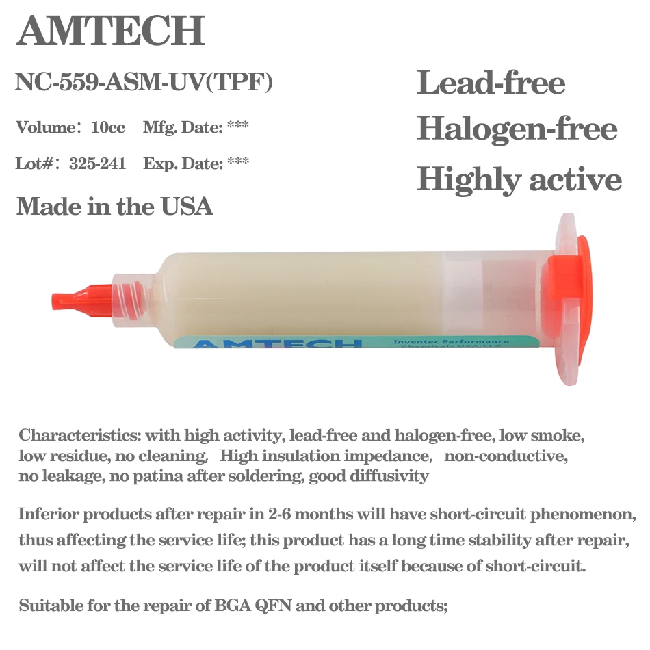 Рисунок 4 - 100% AMTECH NC-559-ASM flux 10