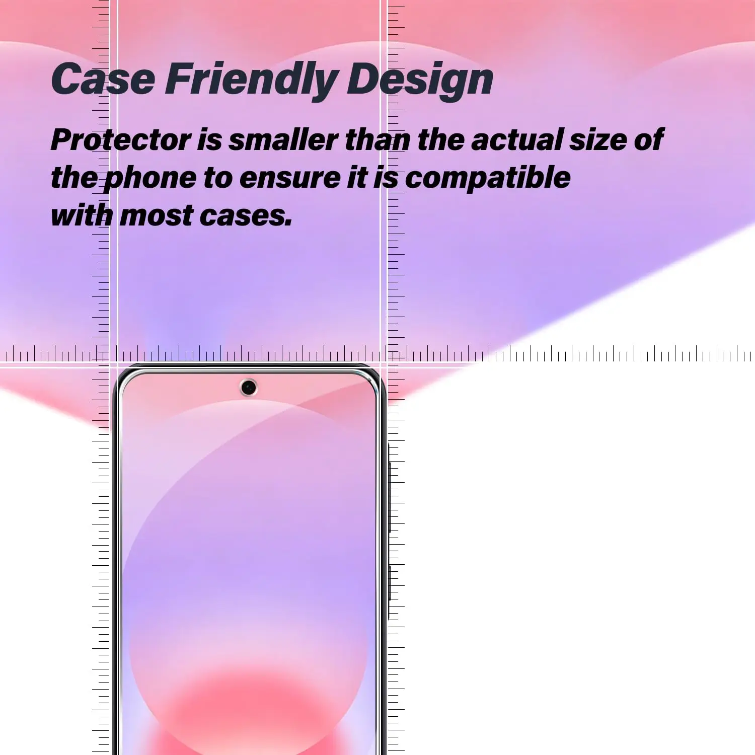 Tempered Glass Screen Protector - Anti-Scratch, Case-Friendly, Crystal Clear