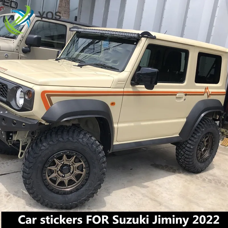

Автомобильные наклейки для Suzuki Jimni 2022 модификация внешнего вида специальный модный автомобильный фильм аксессуары