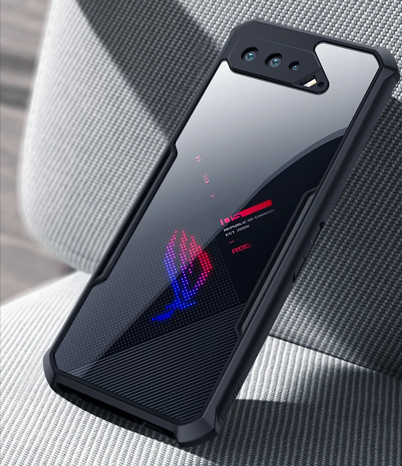 Xundd Shockproof Case for Asus ROG Phone 5 6 7 8 Pro Bumper with Airbag Cushion Corners Slim Anti-Scratch Protective Phone Cover