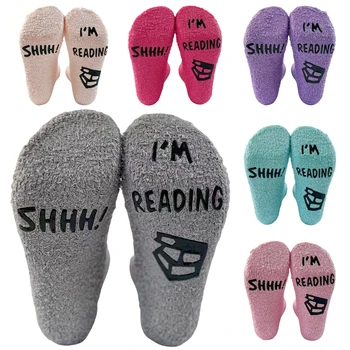 Book-Themed Cozy Socks 1