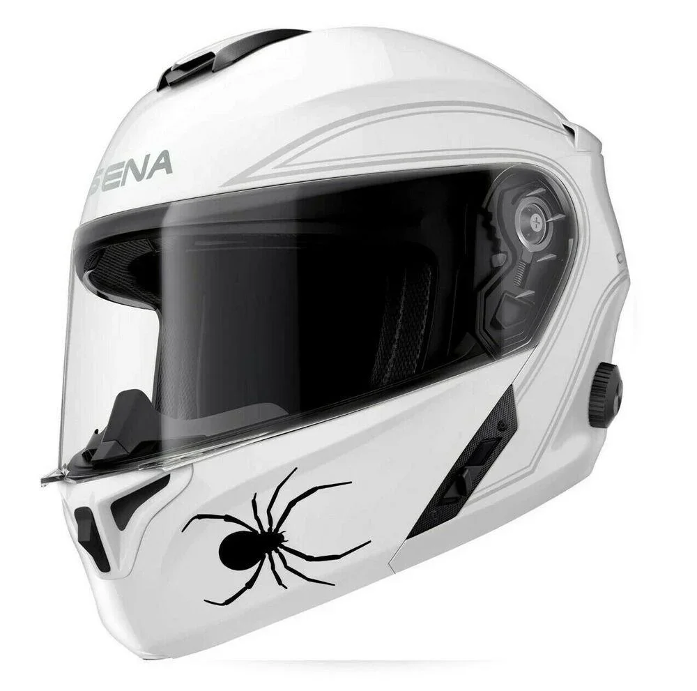 

For Helmet decals motorcycle stickers removable 2X pcs spider