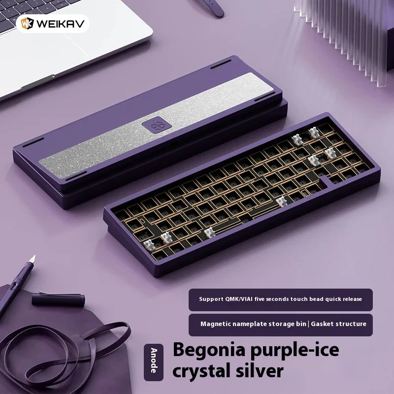 Weikav Lucky65 V2 メカニカルキーボードキットワイヤレス Bluetooth