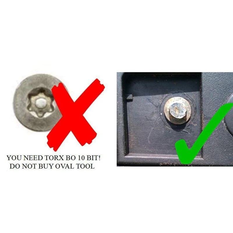 Open Security Oval Head Bit Key Opening Service Repair Security Tools Coffee Machines Screws