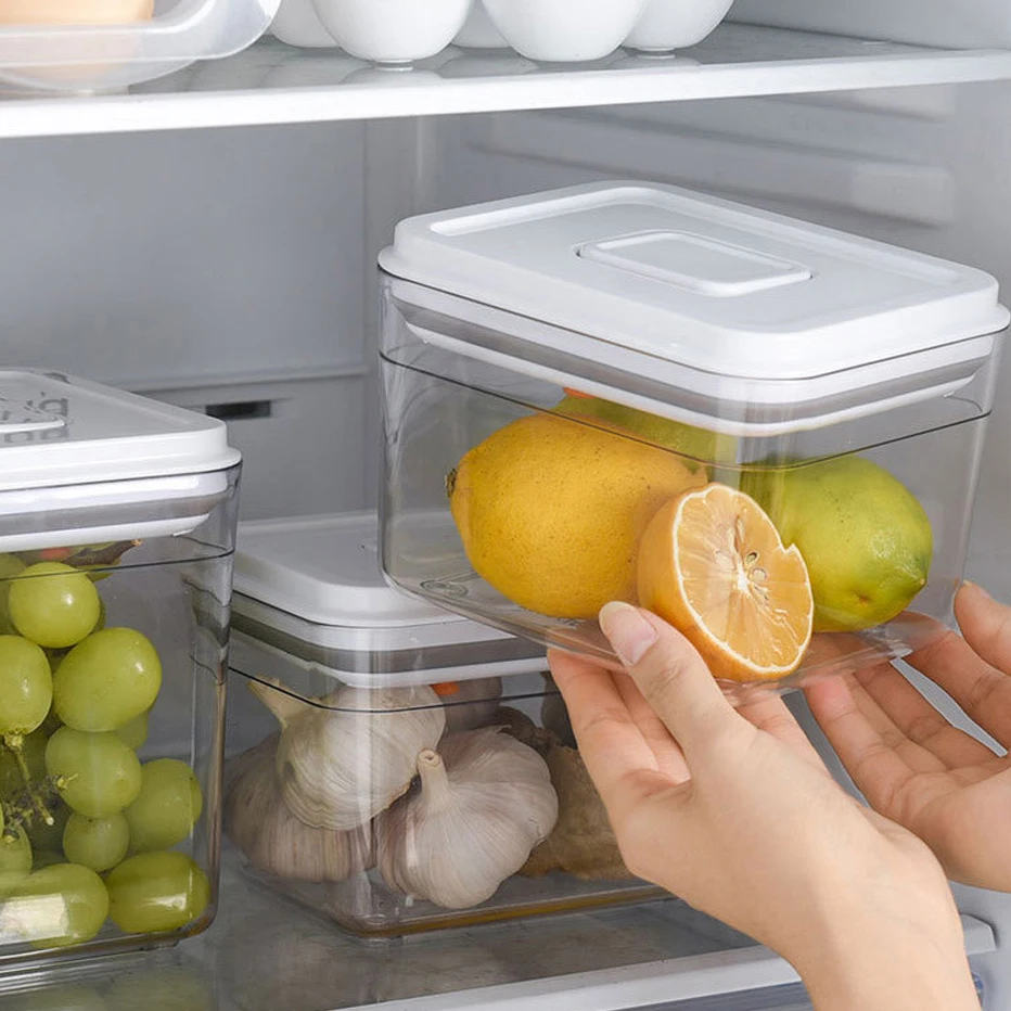 Food Storage Container Household Sealed Moisture-proof Rice Barrel Shading Fruit Fresh-keeping Box Kitchen Supplies 3