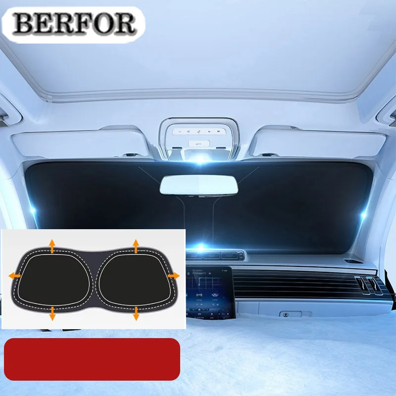 For Volkswagen VW Golf 7 MK7 MK7.5 GTI R GTE GTD-Car Nano-Insulat Windshield Sunshade Front Window Sun Shade Visor
