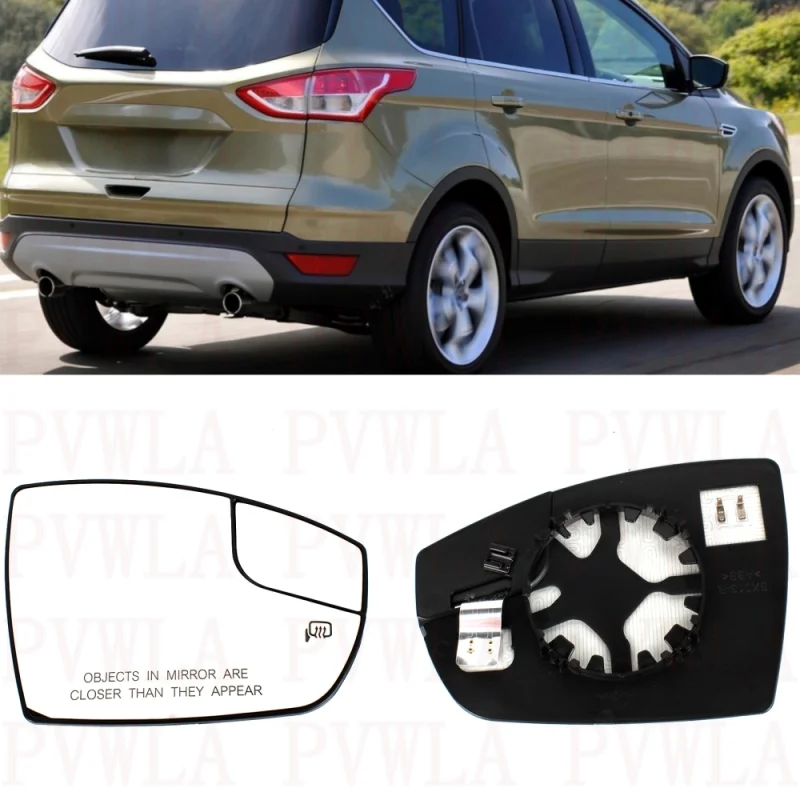 

Right Side Heated Mirror Glass CJ5Z17K707A/FO1325158 For Ford Escape 2013 2014 2015 2016 2017 2018