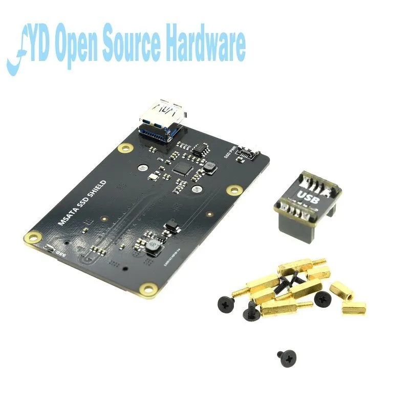 1 Pz X850 V3.1 Msata Ssd Scheda Di Espansione Del Disco Rigido Supporta 1Tb Usb 3.0 Per Raspberry Pi 3B +