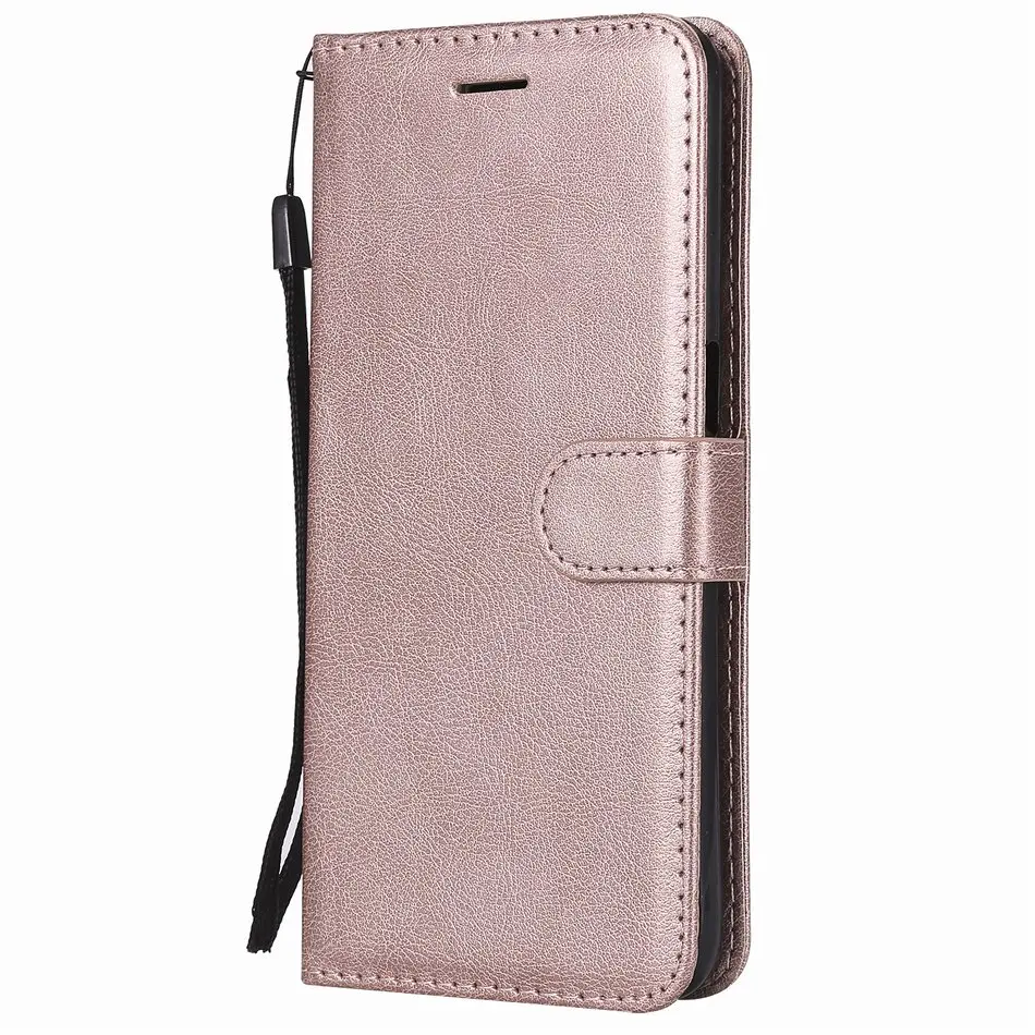 Chic Solid Color Flip Leather Protective Cover