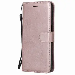 Chic Solid Color Flip Leather Protective Cover - J720 USA Version (Rose Gold)
