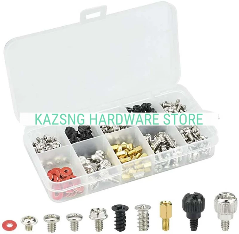 

M3 Screw Set Hex Socket Cap Motherboard Kit Crate of Screws and Diblet M5 Stainless Nuts Bolts Brass Complete Computer Bolt Home