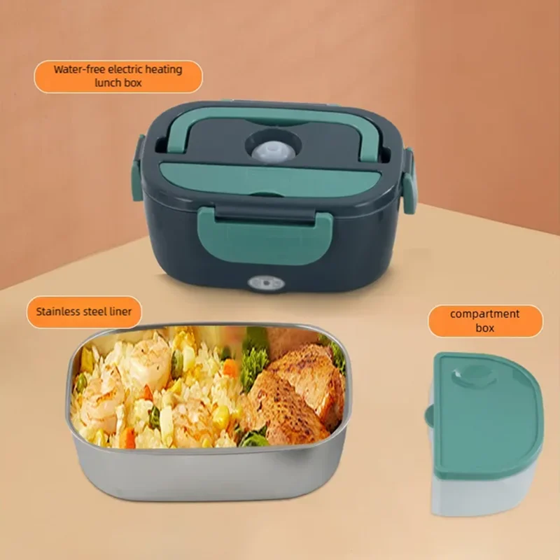 جهاز تسخين طعام كهربائي محمول بسعة 1.5 لتر وقوة 60...