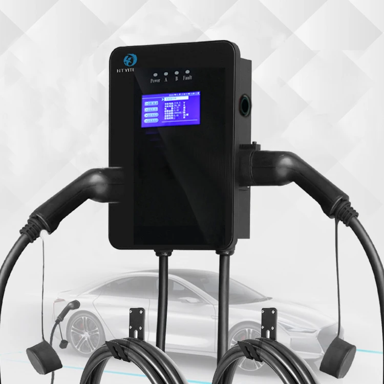 Caricabatteria Da Auto All'Ingrosso A Doppio Connettore 22Kw(11Kw * 2) Con Caricabatterie Ev Plug And Play Stazione Di Ricarica Ev