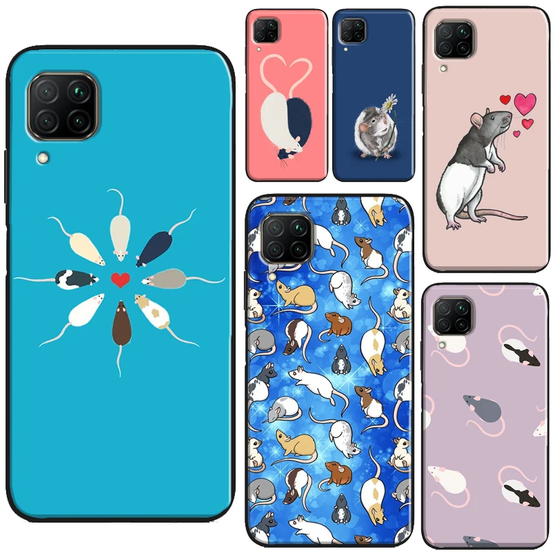 Mouse Rat Per Huawei Honor X8A X7A X9A X8 50 70 90 Lite Magic5 Pro P20 P30 P40 P50 P60 Nova 9 5T Case