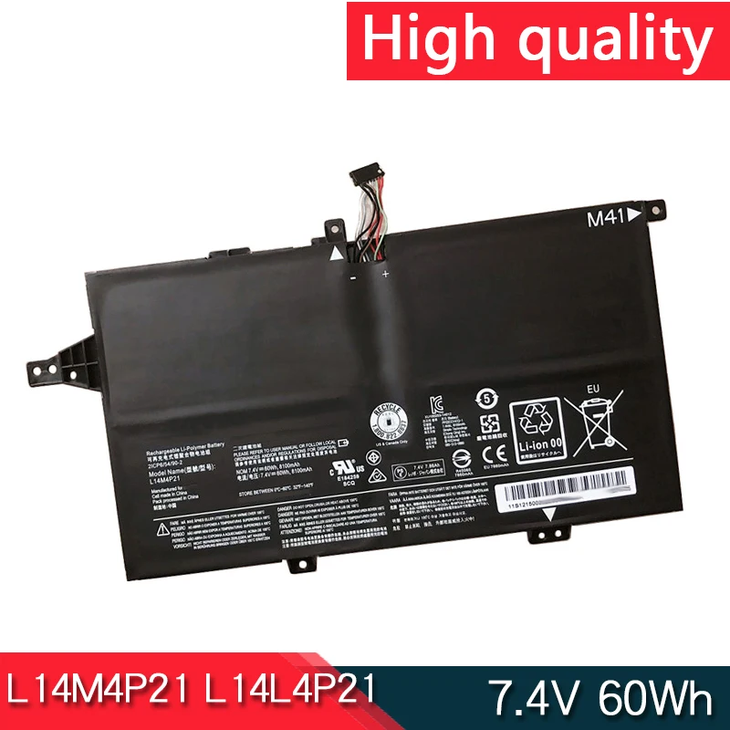 

NEW L14M4P21 L14S3P21 L14M3P22 11.1V 45Wh 7.4V 60Wh Laptop Battery For Lenovo K41-70 K41-80 M41-70 M41-80