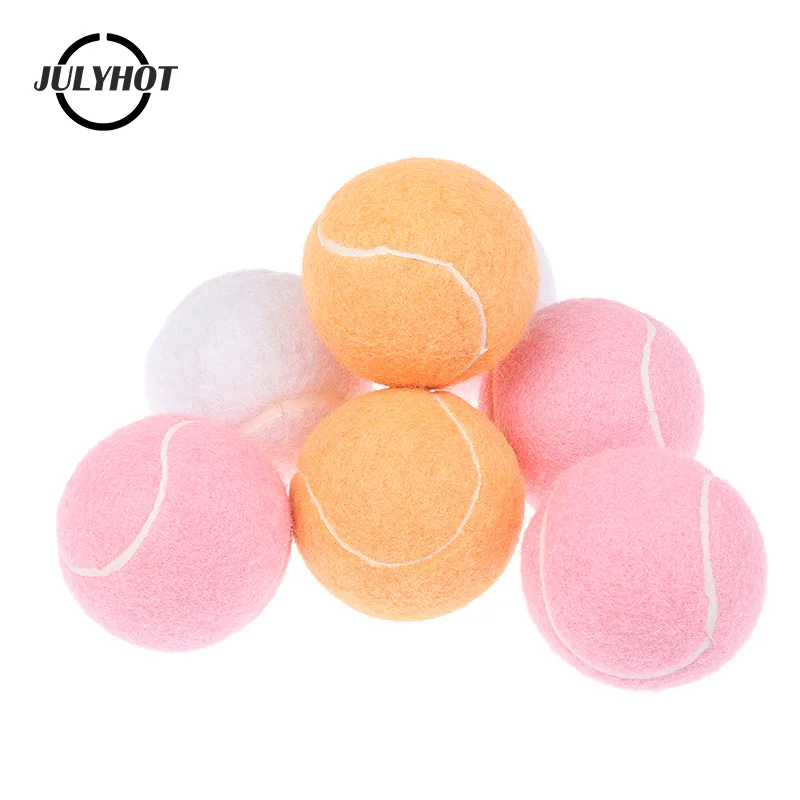 1/3Pcs Tennis Balls Wear-Resistant Highly Elastic Training Balls 65MM Ladies Beginners Durable Practice
