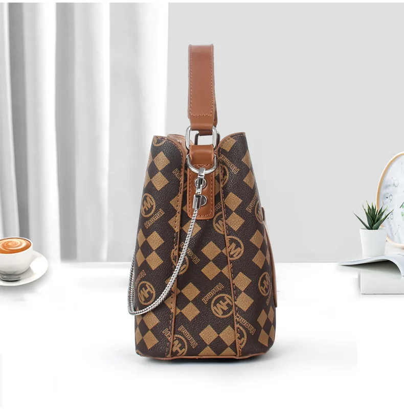 Borsa a secchiello classica donna borsa a spalla per lavoro_voghion.com