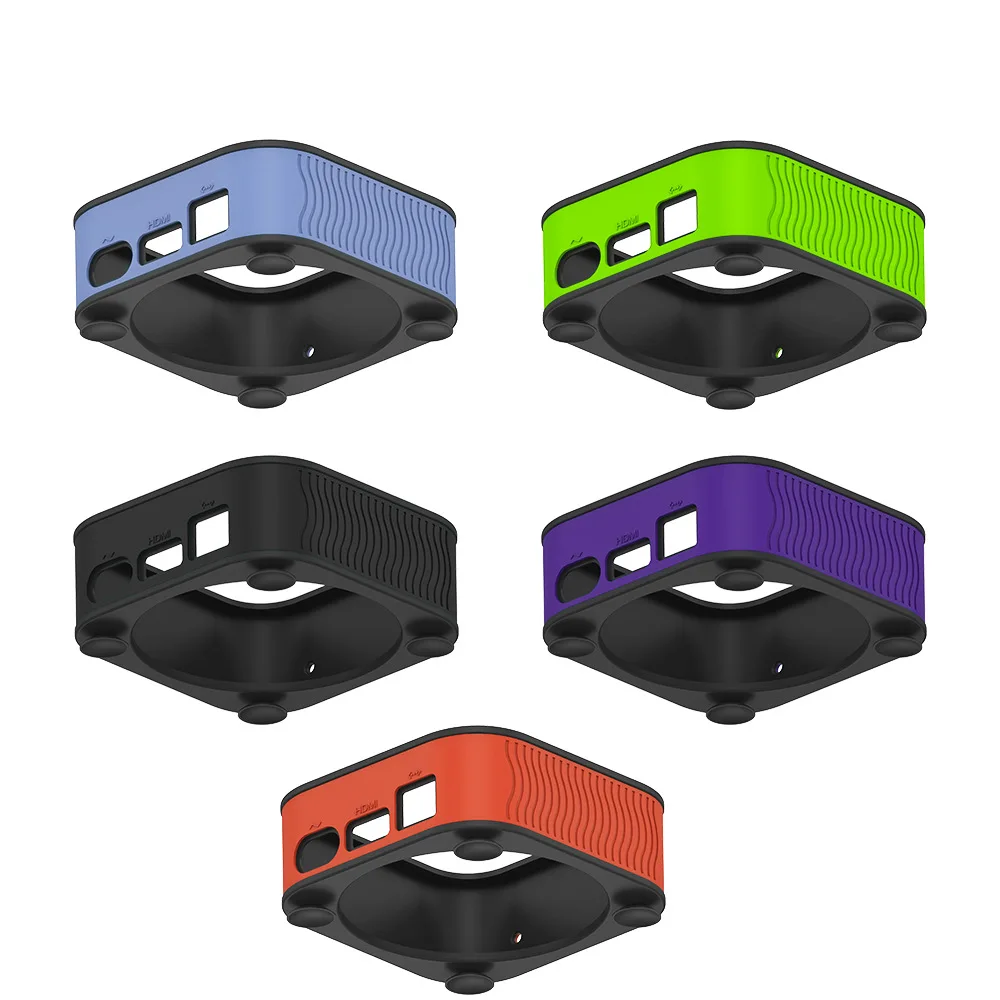 Protective Case For A pple TV 4K 6th Gen Anti-Slip Shock Proof Silicone Sleeve Set-top Box TV Box Waterproof Cover Elegantly