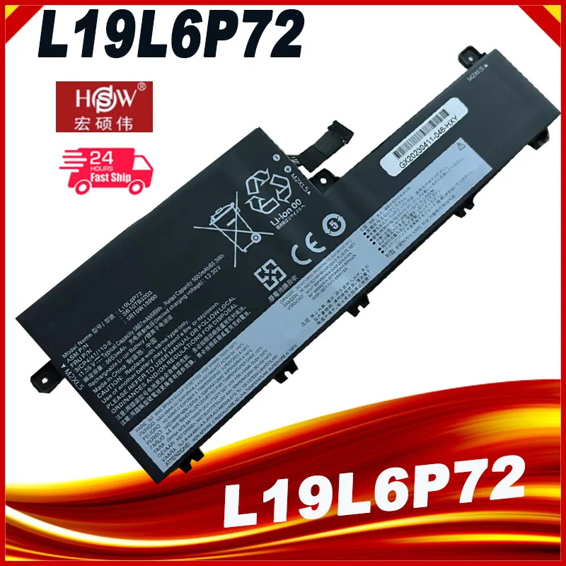 

Аккумулятор L19L6P72 L19C6P72 для ноутбука Lenovo ThinkPad T15p 1-го поколения ThinkPad P15v 1-го поколения 20TN 20TM 20TQ 20TR Series