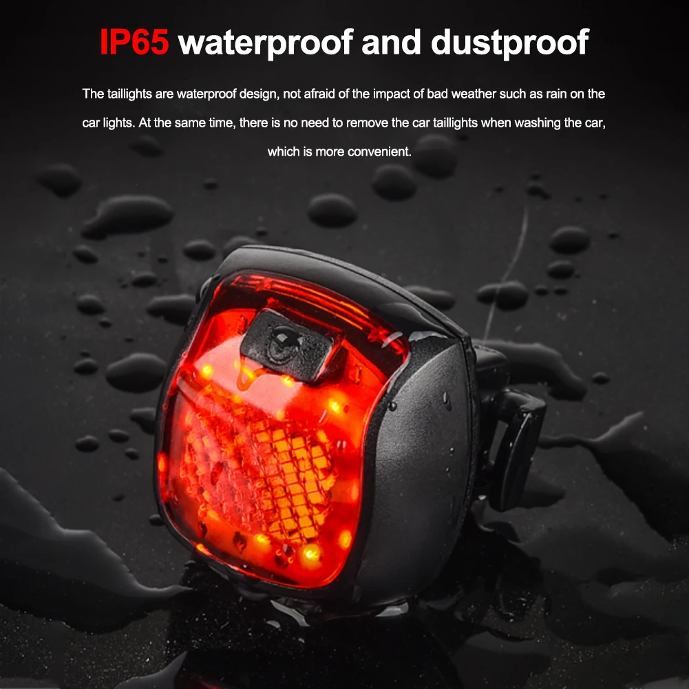 

Bike Tail Light Waterproof LED Bike Front Rear Light Bicycle USB Rechargeable Mountain Riding Cycling Tail Lamp Bicycle Light