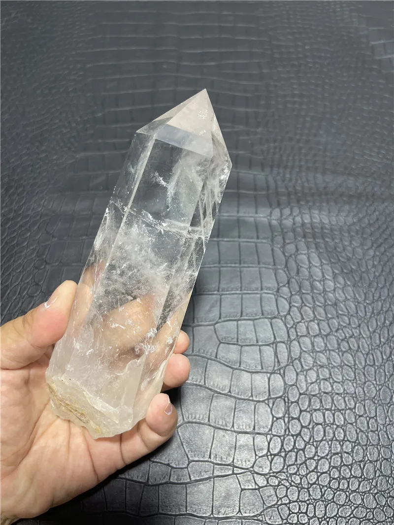 Large Clear Lemurian Seed Quartz Natural Point Cluster Crystal Rough Healing 5
