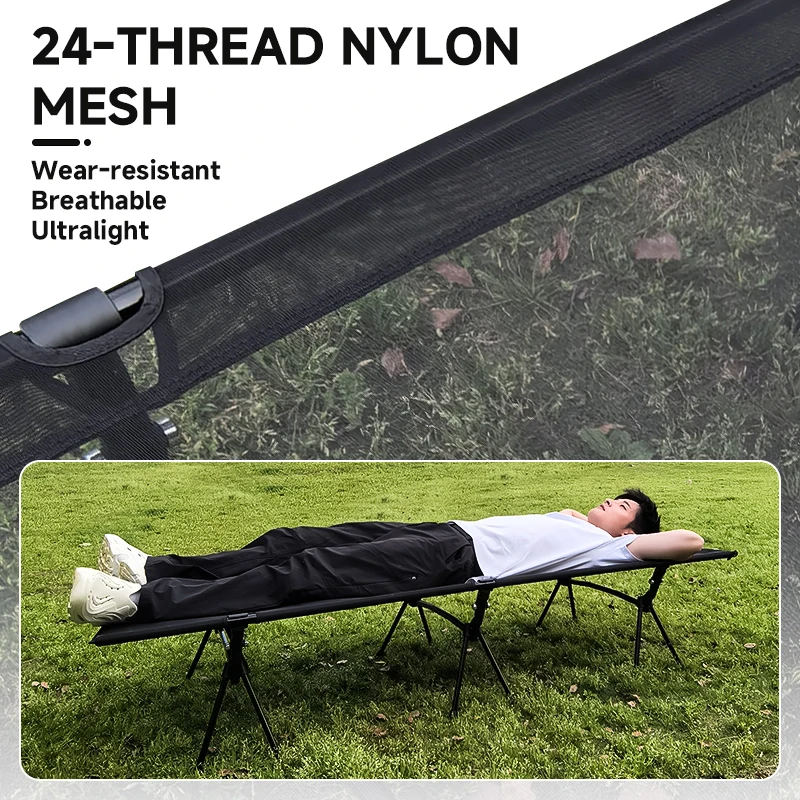 新品westtune　2wayコット　600D　190×65×38（17）cm WESTTUNE Mesh Camping Bed Ultralight Durable Travel Tent Cot