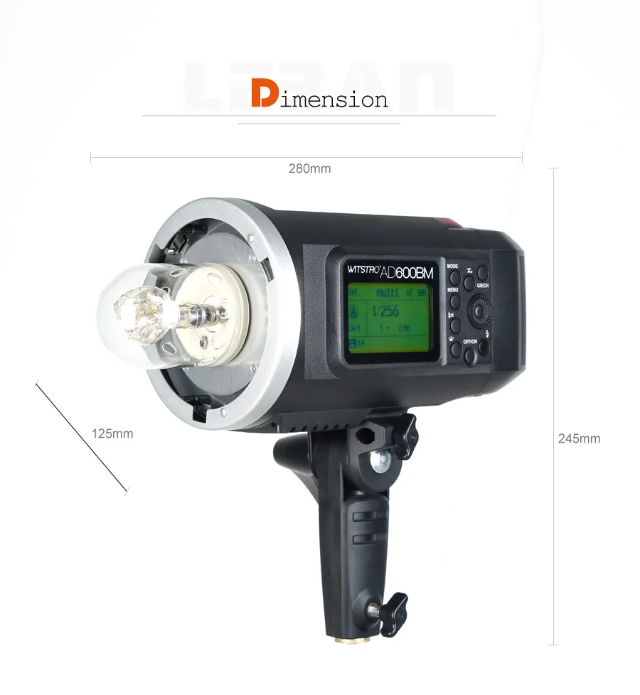 Godox Wistro AD600BM Bowens Mount 600W GN87 HSS 1/8000s Sync Outdoor Flash With