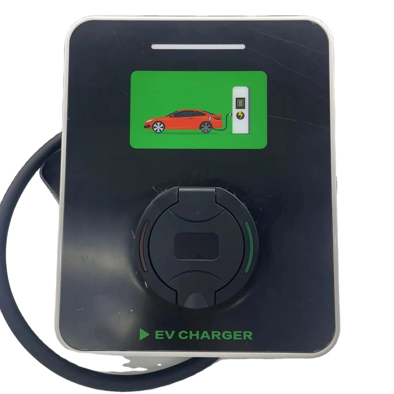Tary Screen Ac Ev Charger 32A Type2 Wallbox 7Kw 22Kw Rfid Wifi + App Bilanciamento Del Carico Smart App Stazione Di Ricarica Ev Con Presa