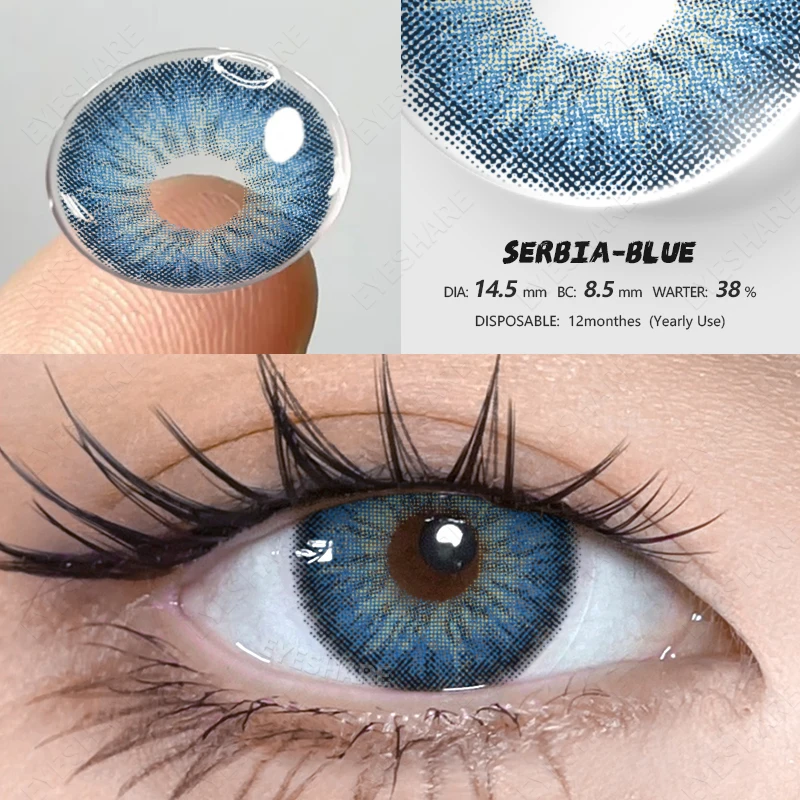 Radiant Gray Cosmetic Contact Lenses - Enhance Your Natural Eye Color