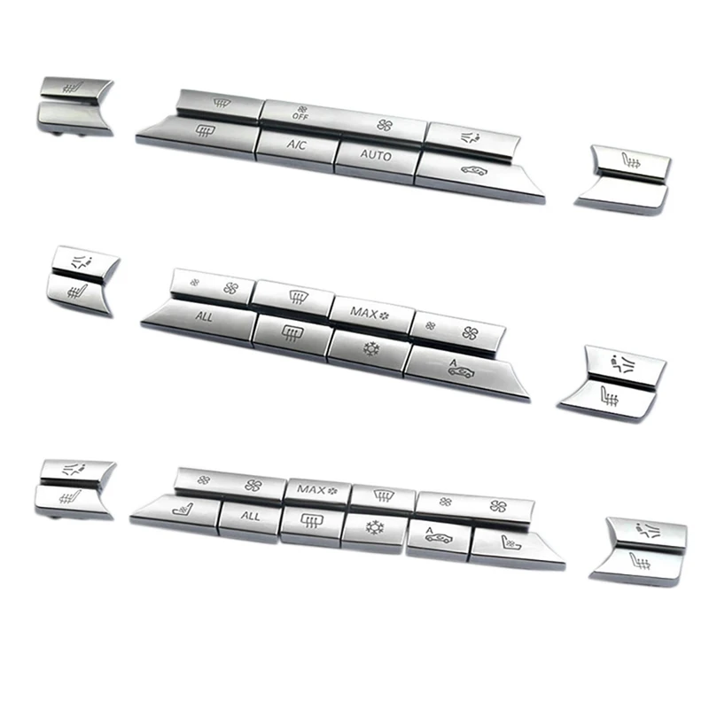 

Car A/C Heater Button Key Caps Switch Button Cover Adjust Button Air Volume Switch For-BMW 5 6 7 X3 X4 X5 X6 Series