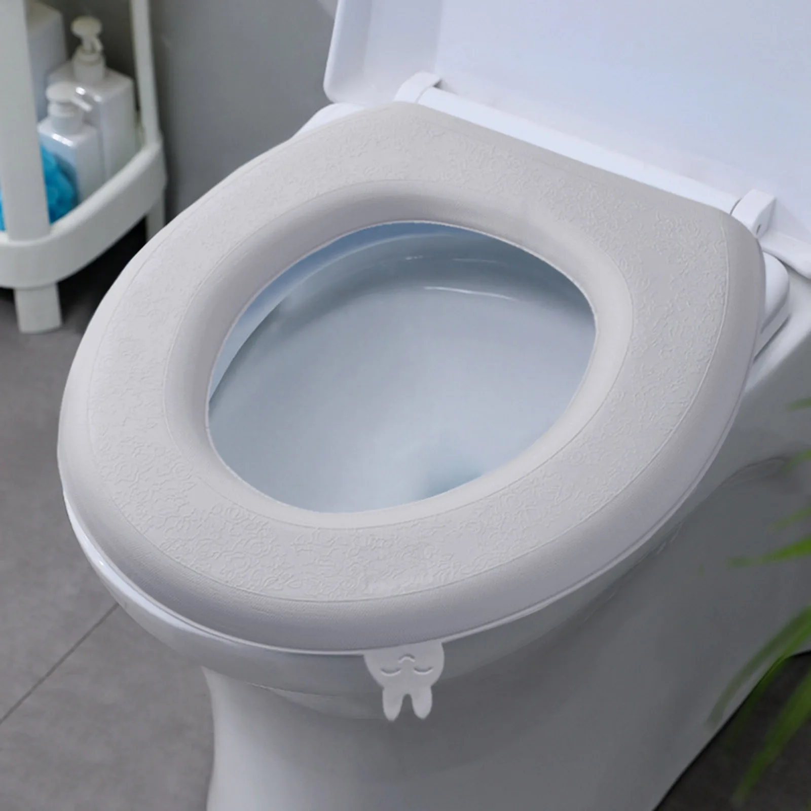1PCSReusableToiletSeatBathroomToiletSeatCoverPadsWithHandleWaterproofSoftPadSelf