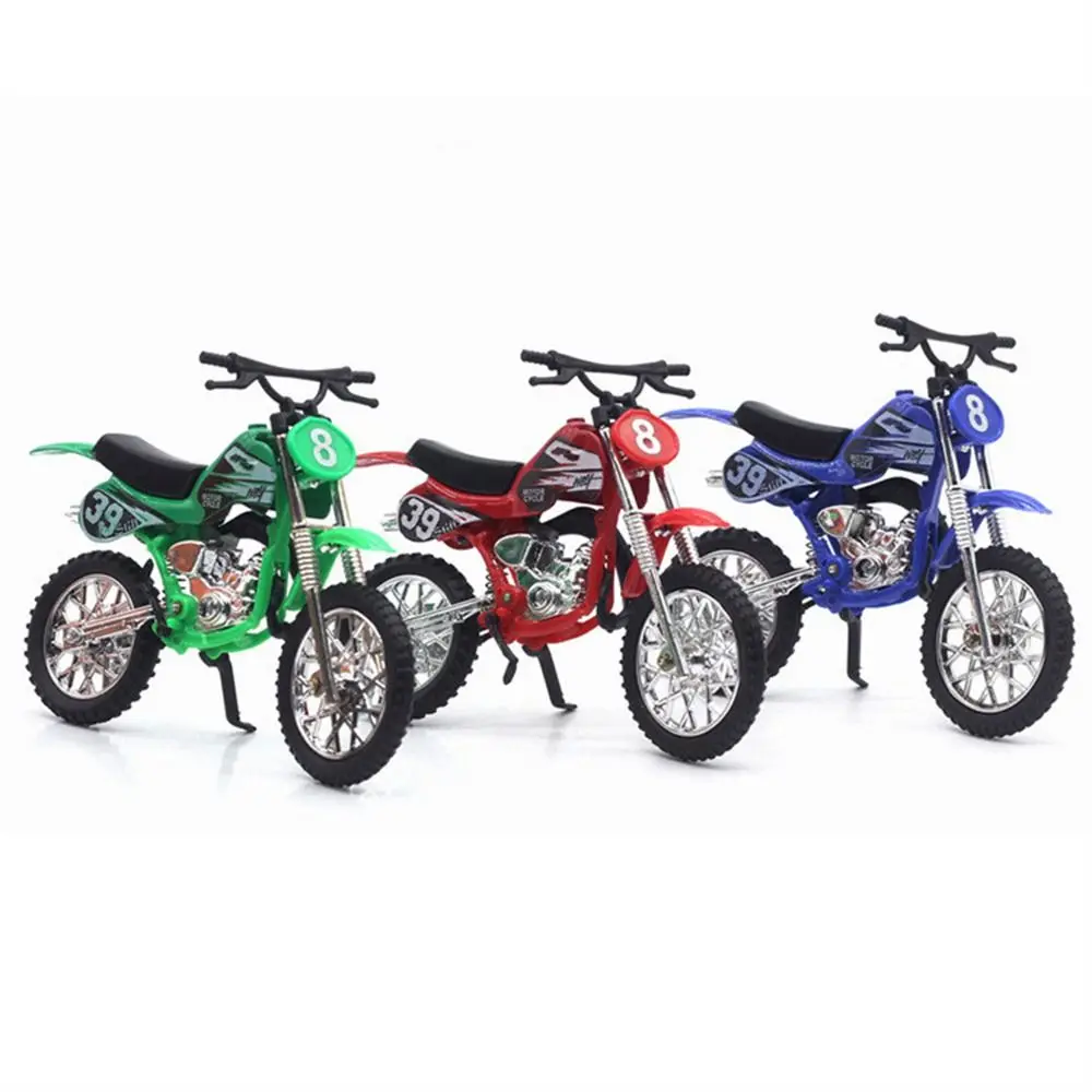 

Simulated Alloy Motocross Motorcycle Model 1:18 Toy Adventure Imulation Alloy Motorcycle Model Home Decoration Kids Toy Gift