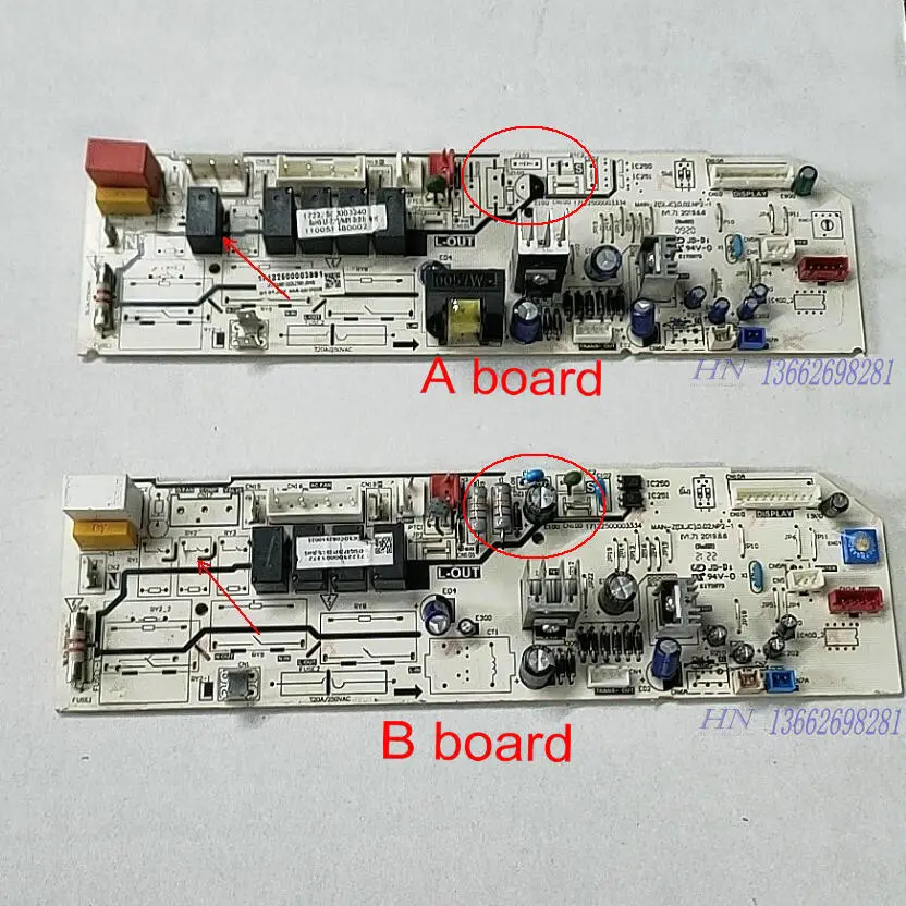 

New midea PCB board LF-72Q/N8Y-D(D3) IN-KF53Q/BP2N8Y-DB 17122500003334 MAIN-Z 17122500005372 17222500003240