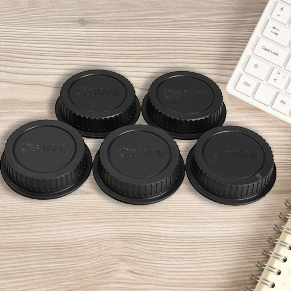 Camera Lens Cap Camera Protection Cap Camera Lens Cover Camera Cover 5Pcs Rear Lens Cap for Canon EF ES-S EOS Series Lens