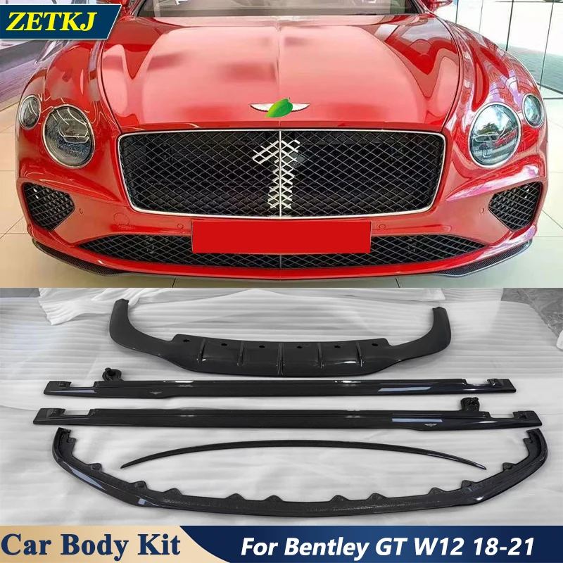

ZETKJ, лимитированный выпуск, высокое качество, углеродное волокно, прочный корпус, комплект для Bentley GT Retrofit in W12 2018-2021