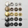 PERMEX Four-in-one Buckle Japan YKK Imported Copper Large White Button Snap Clothing Button 10 Sets 1
