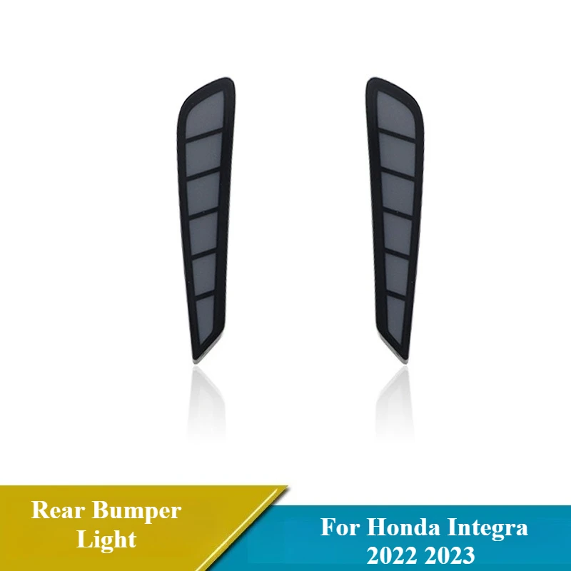 For Honda Integra 2022 2023 2Pcs LED Rear Bumper Light Modified Rear Fog Lamp Brake Lights DRL Dynamic Turn Signal Play & Plug detail image 5