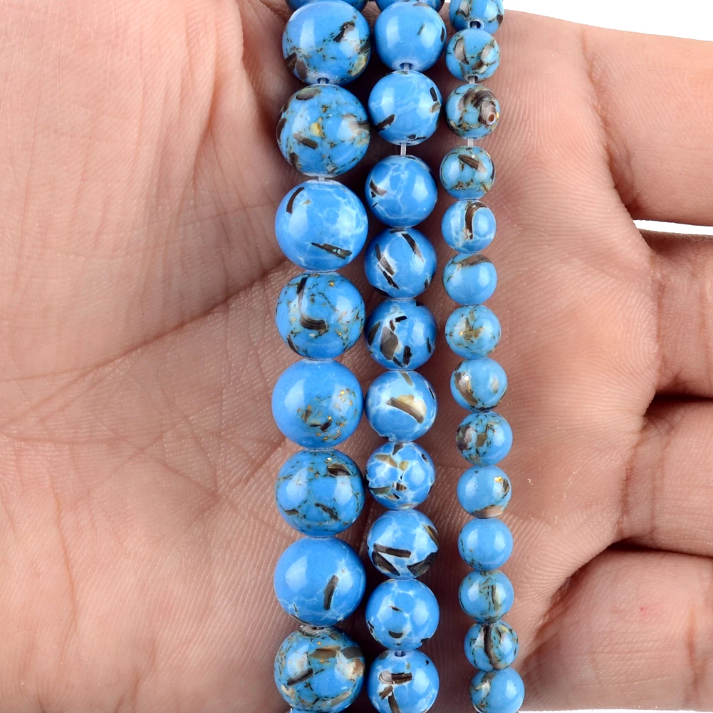 Natural Stone Beads Collection: Blue Chalcedony Crystal & Agate