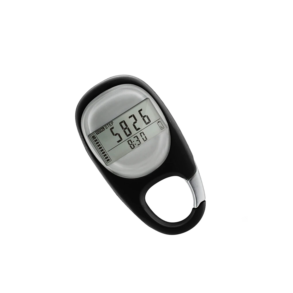 

Walking Pedometer Carabiner Fitness Step Counter Sporting Counting Gauge