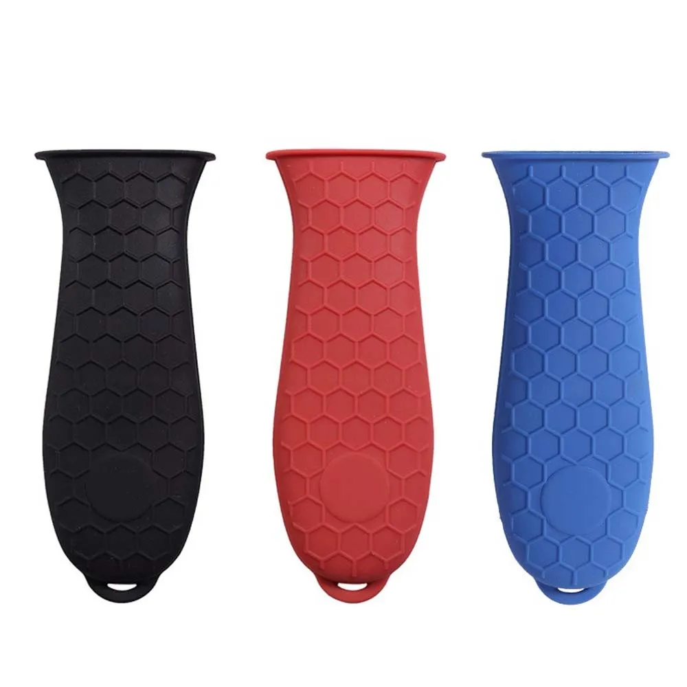 Cooking Anti-skid Cookware Pot Clips Silicone Pot Handle Holder Pan Handle Cover Kitchen Accessories Protective Cover
