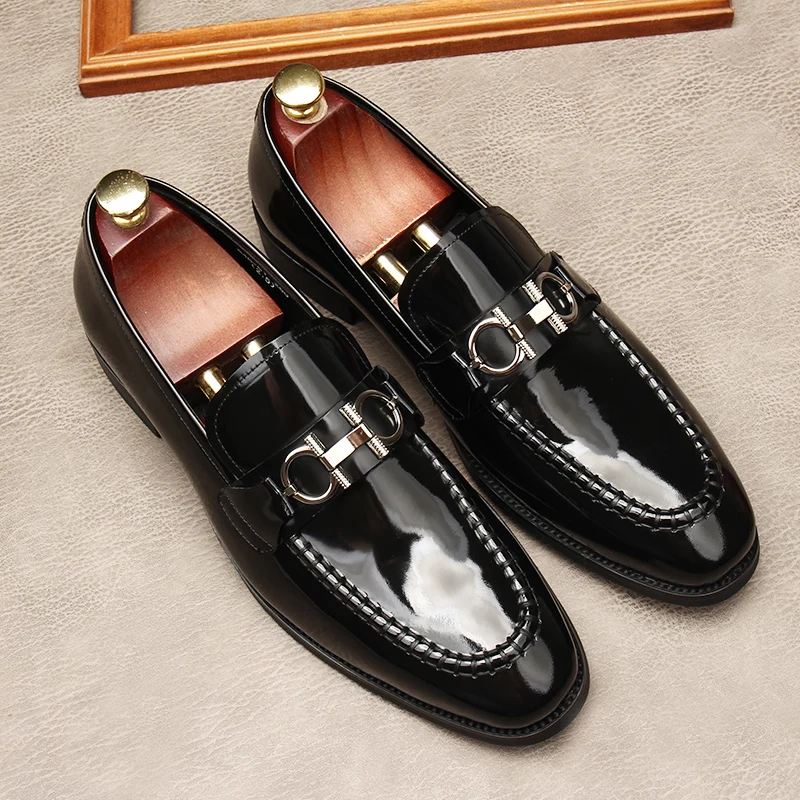 Patent Leather Shoes Men | Mens Dress Shoes | Leather Dress | Men's Shoes -  Men Dress - Aliexpress