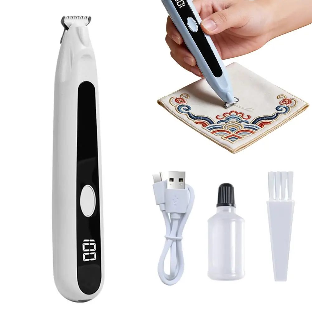 Ripuntatore Elettrico per Ricamo, Rimuovi Cuciture, Gomma per Filo da Cucito, Strumento per Ricamo