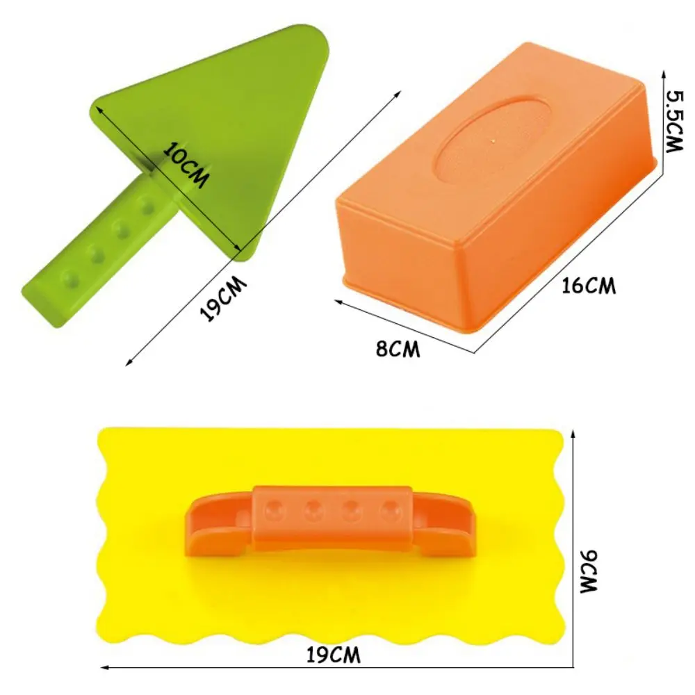 3Pcs Beach Toy Set Shovel Digging Tools Beach Accessories Outdoor Sunmmer Baby Toy Snow Toy Family Interactive Birthday Gift 3